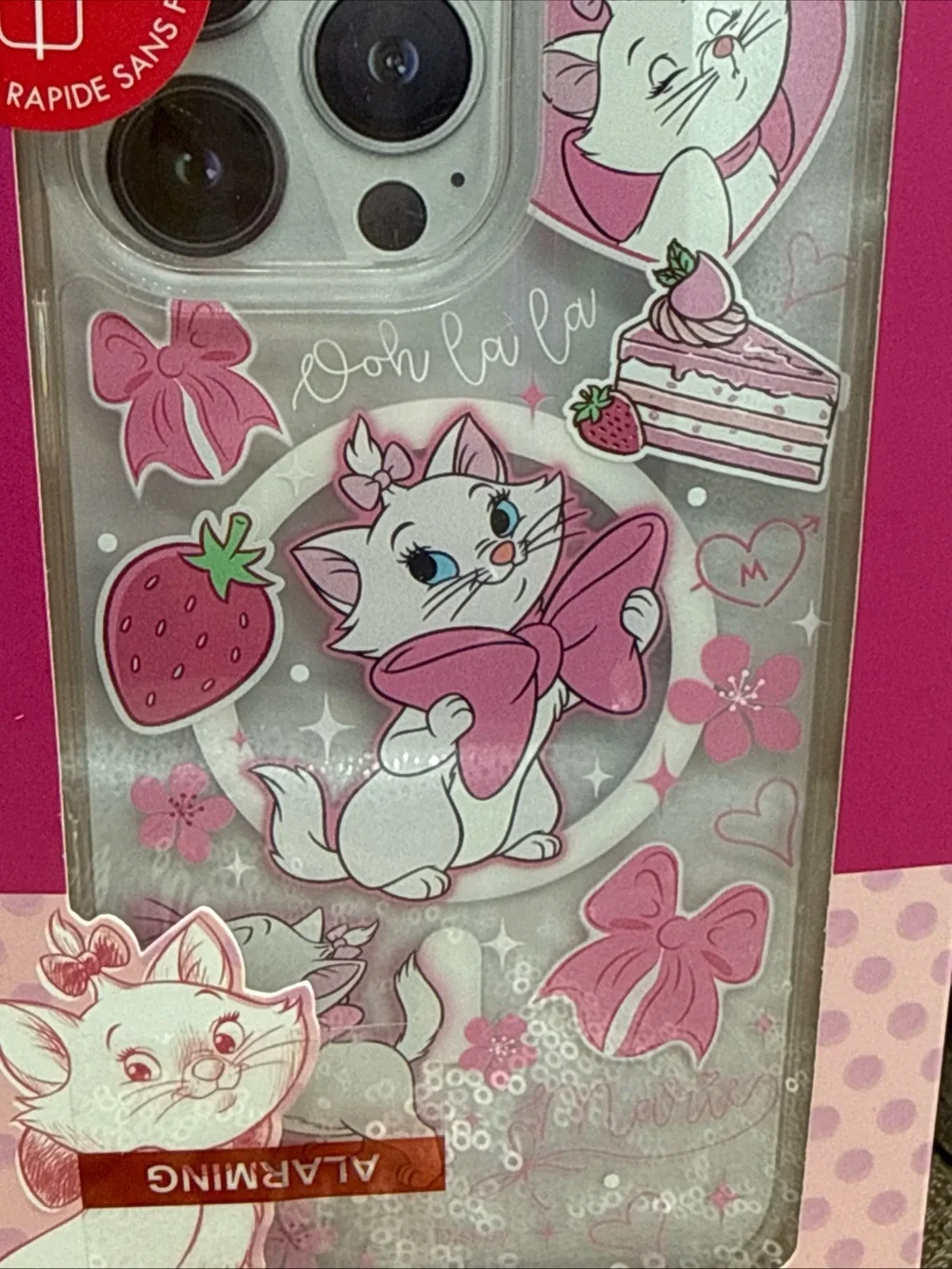 Disney The Aristocats Marie Pink iPhone 16 Pro Max Case